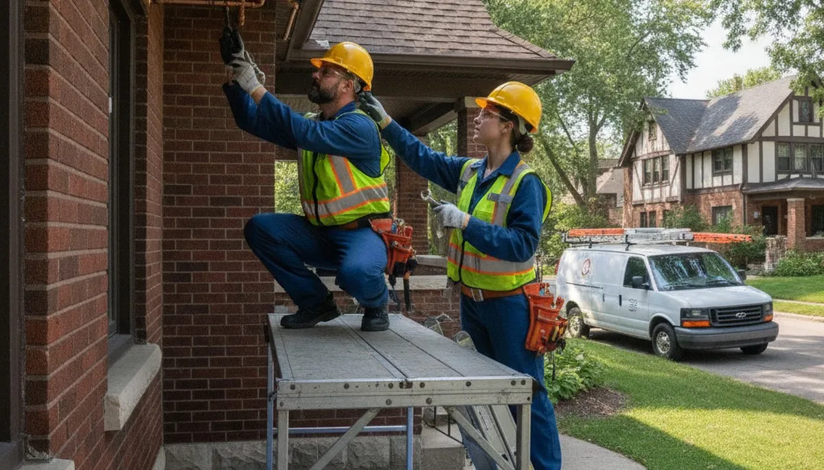 Plumbing repair technician serving Highland Park, IL for residential and commercial plumbing issues