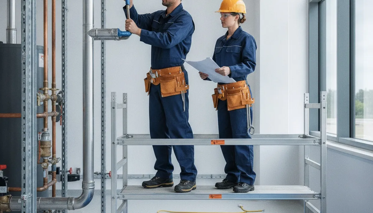 Plumber repairing pipes for Highland Park, IL homes with freeze-thaw damage