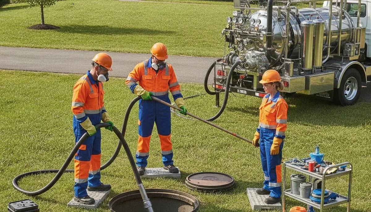 Septic tank cleaning service in Highland Park, IL by On Call Plumbers